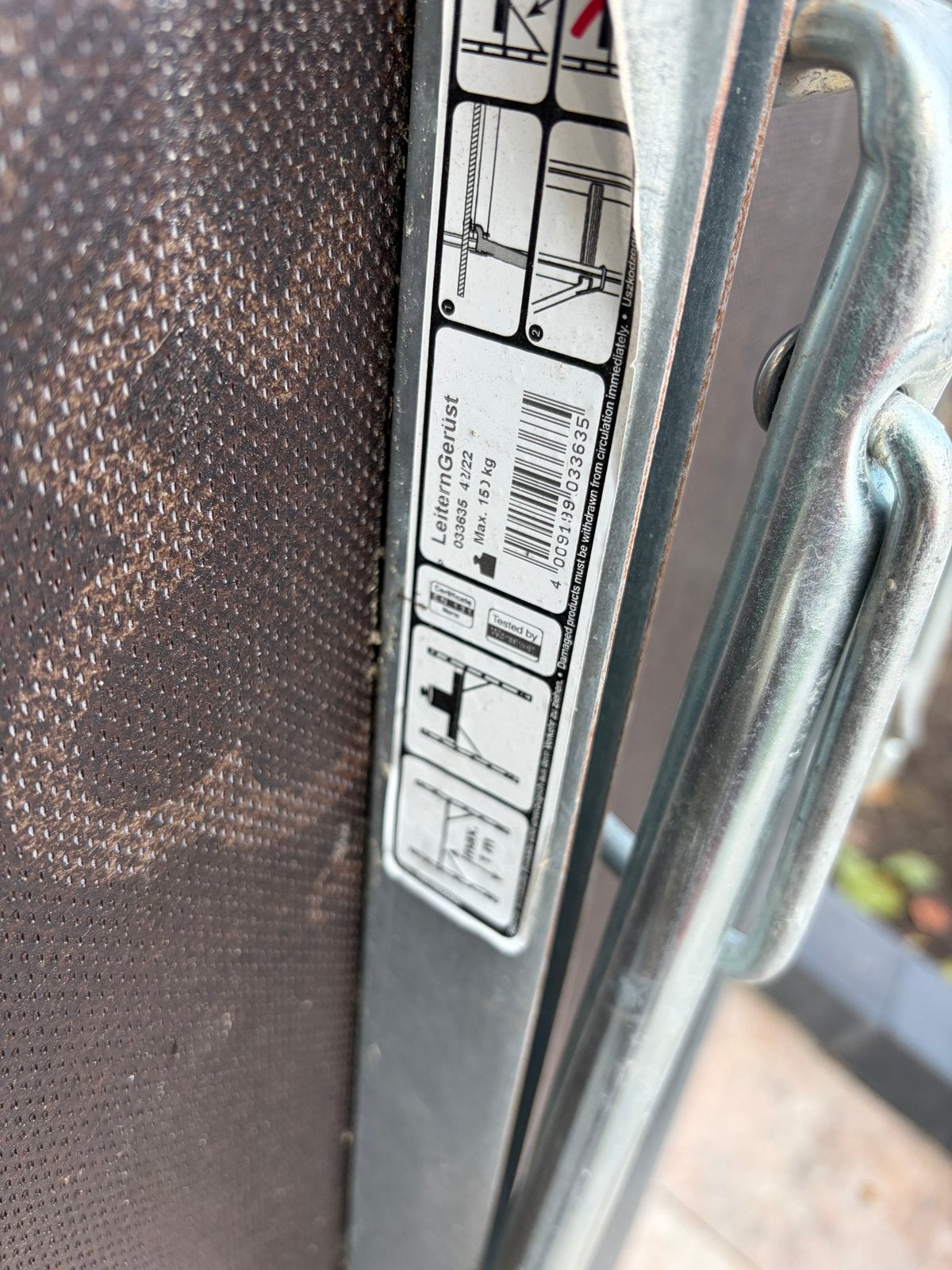 Krause LeiterGerüst - Multifunctionele Ladder en Steiger, Doe-het-zelf en Verbouw, Ladders en Trappen, Gebruikt, Ophalen of Verzenden