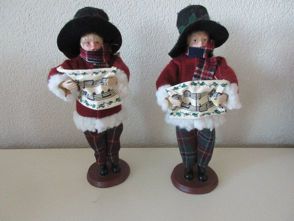 Charles Dickens kerst poppen meisjes met kleding, Ophalen of Verzenden