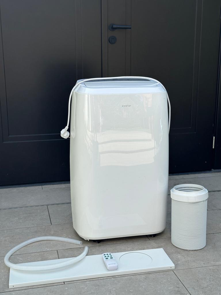 Evolar Mobiele Airco met Afstandsbediening en Toebehoren, Ophalen, Minder dan 60 m³, 3 snelheden of meer, Zo goed als nieuw