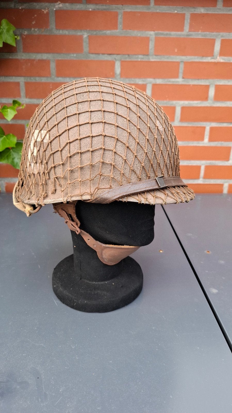 us ww2 parahelm., Verzamelen, Ophalen of Verzenden, Landmacht, Amerika, Helm of Baret