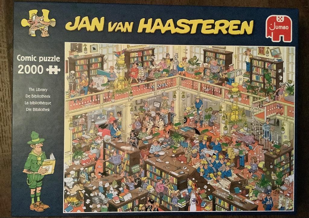 Jan van Haasteren puzzel 2000 stukjes, Ophalen, Meer dan 1500 stukjes, Zo goed als nieuw, Legpuzzel