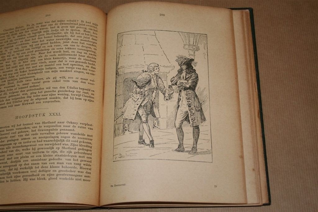 Walter Scott. De zeeroover. 1896., Antiek en Kunst, Antiek | Boeken en Bijbels, Ophalen of Verzenden