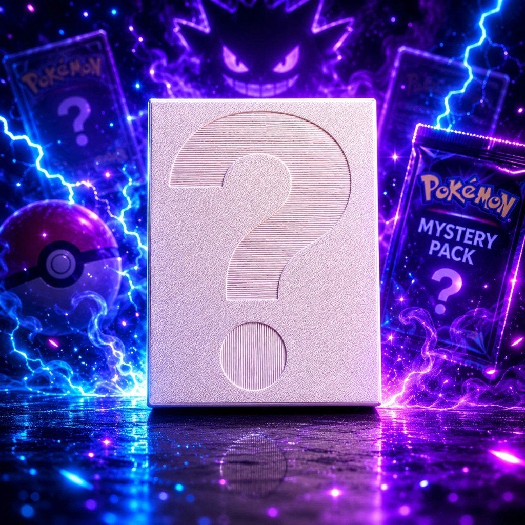 Pokémon Mystery Box – 2 sealed packs+3 hits+50 bulk kaarten., Verzenden, Zo goed als nieuw, Meerdere kaarten, Foil