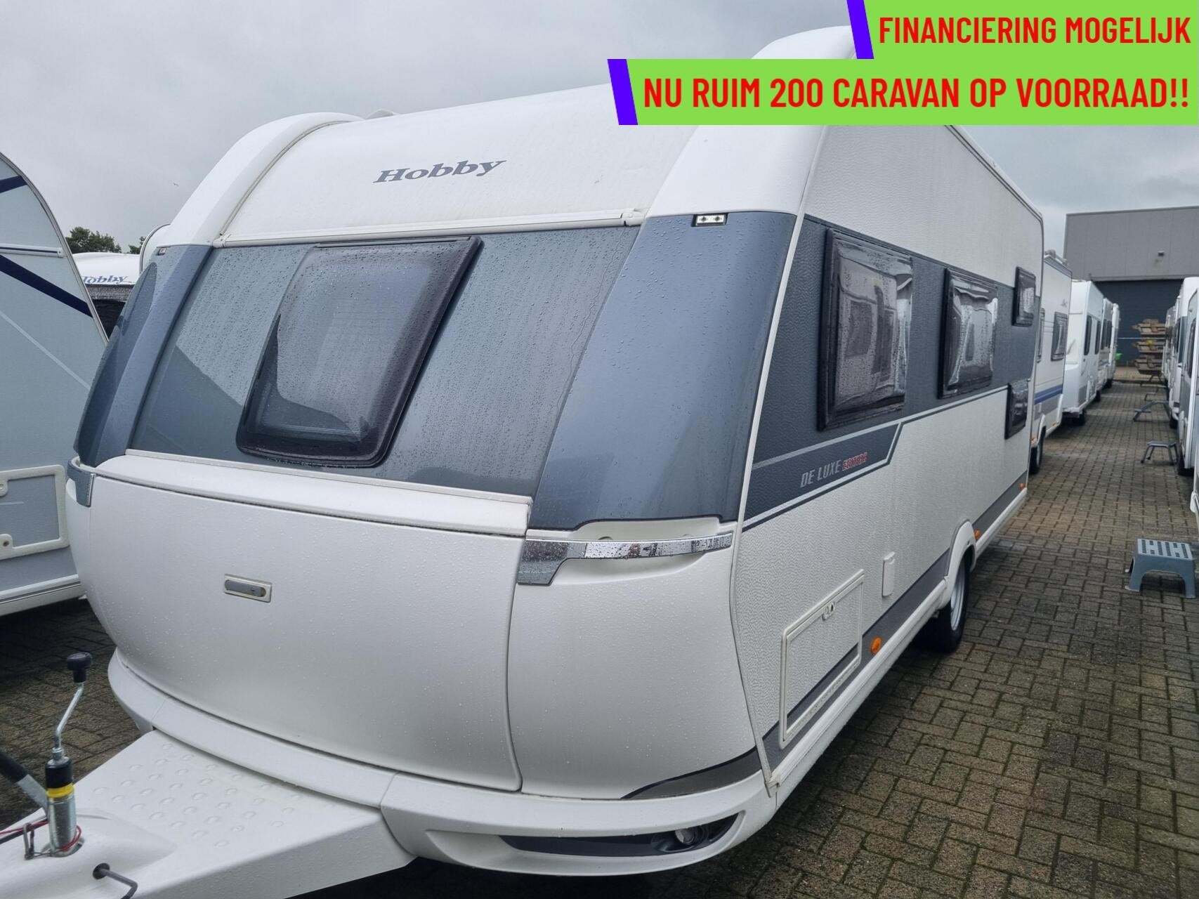 Hobby 545 KMF de luxe edition STAPELBED + MOVER + AUTARK, Caravans en Kamperen, Caravans, Rondzit, Hobby, 7 tot 8 meter, Bedrijf