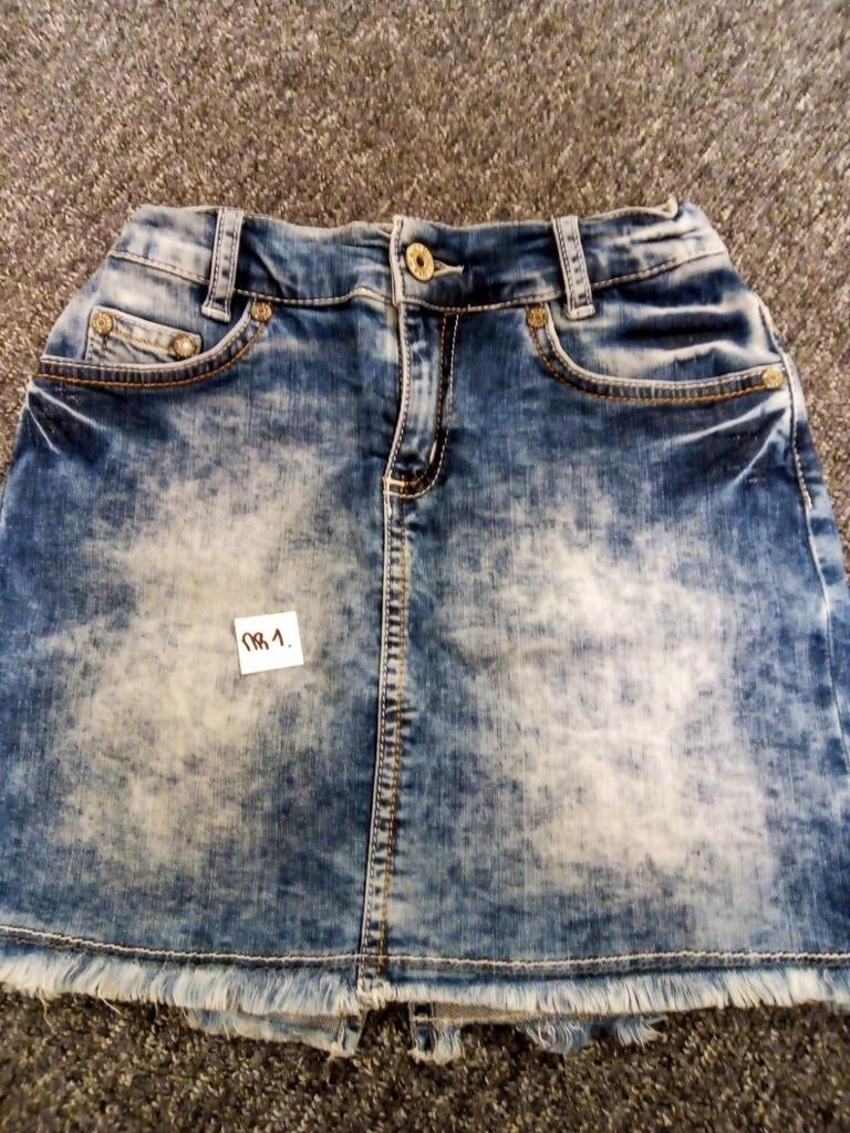 Meisjes jeans rok maat 158, Ophalen of Verzenden, Gebruikt, Meisje, Jurk of Rok