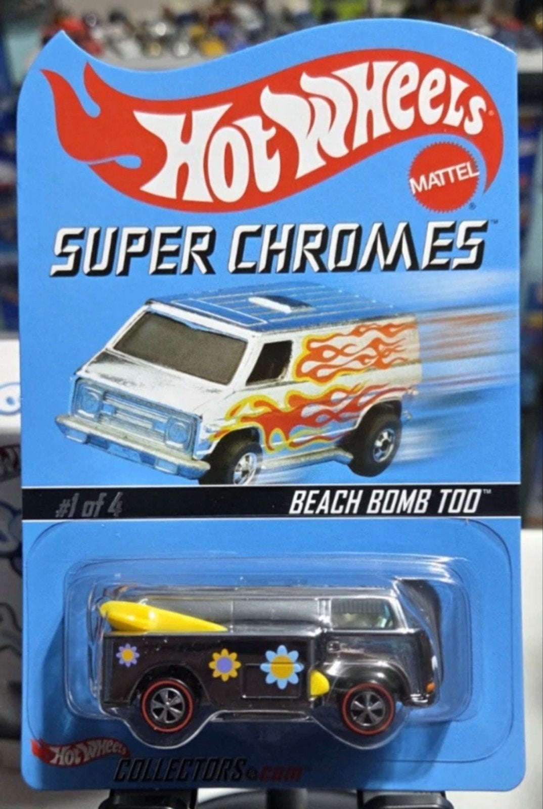 Hot Wheels Super Chromes Beach Bomb Too VW Bus Collectors, Ophalen of Verzenden, Nieuw, Auto