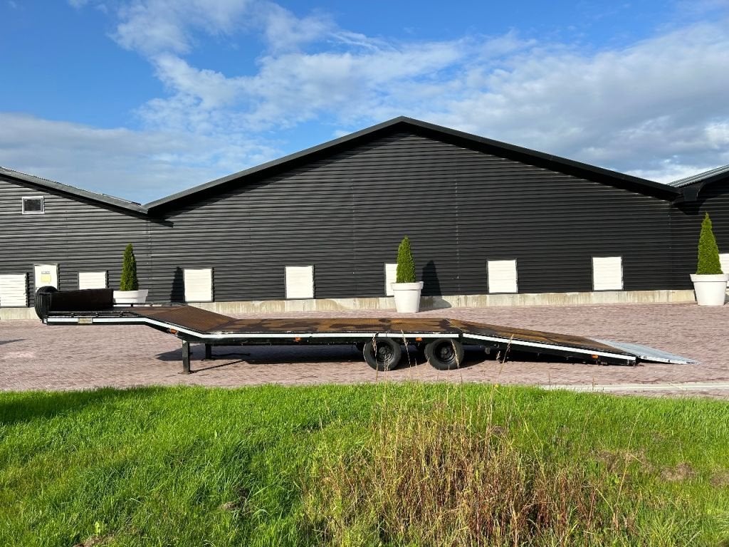 VELDHUIZEN Ce en be oplegger 12 ton knik vloer (bj 2014), Auto's, Overige brandstoffen, Zwart, Origineel Nederlands, Bedrijf