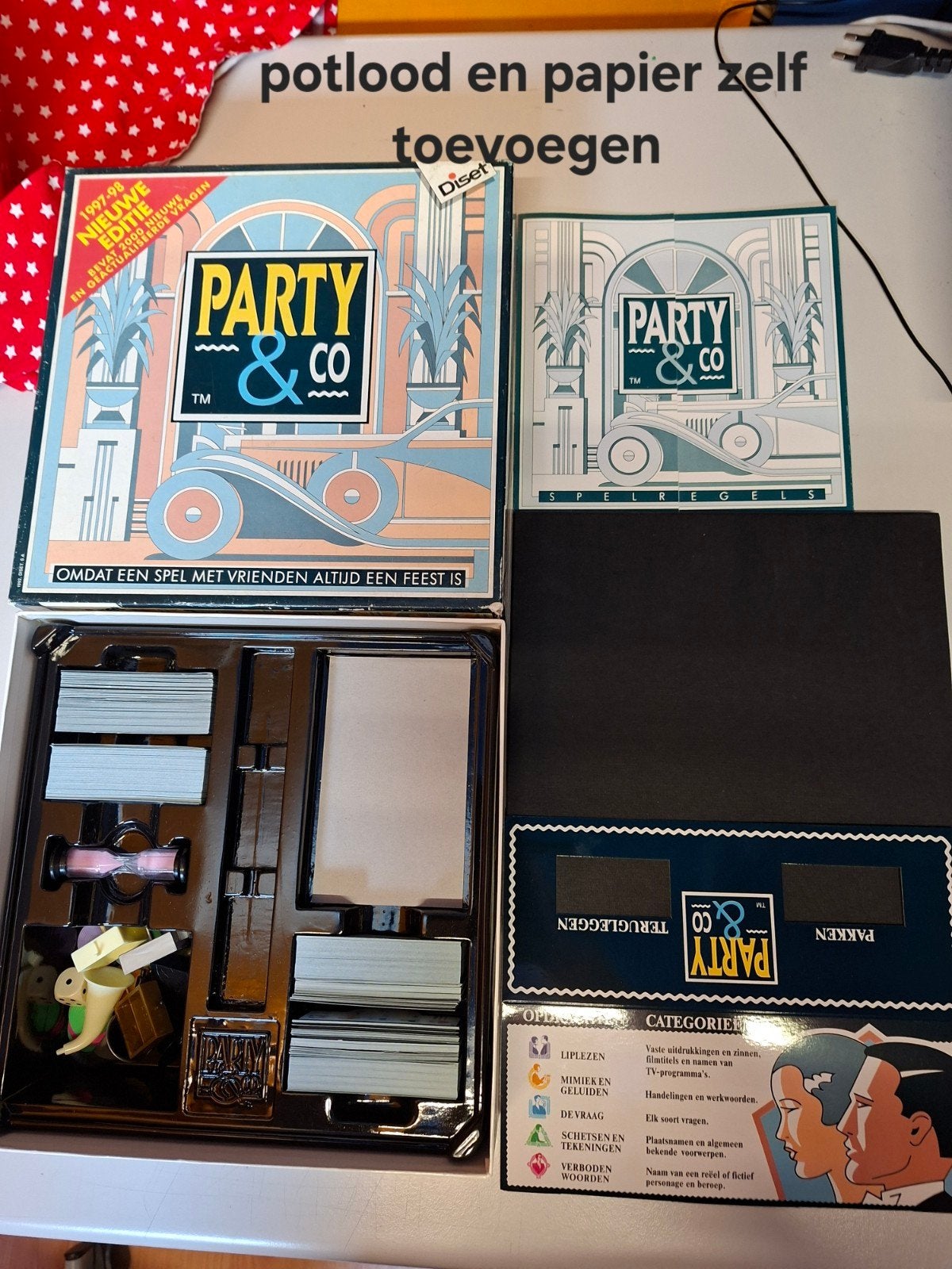 party en co, Ophalen, Zo goed als nieuw
