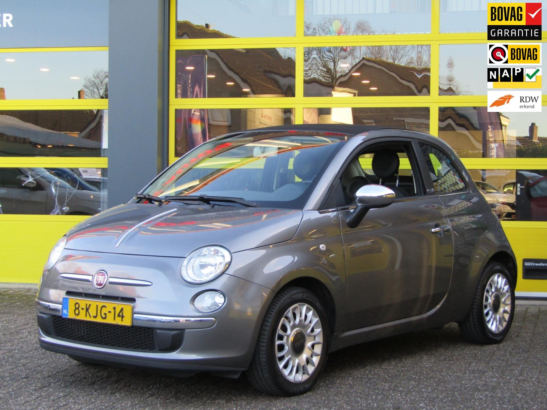 Fiat 500 C 0.9 TwinAir Pop / Carbrio, Auto's, Euro 5, 86 pk, Gebruikt, 31 €/maand