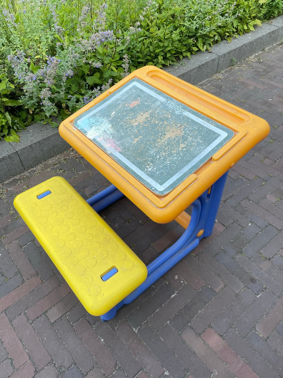 Smoby kinderbureau met stoel, Ophalen, Gebruikt, Jongen of Meisje