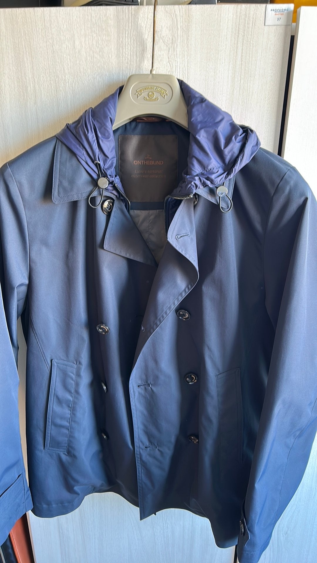 Onthebund regenjas te koop, Verzenden, Nieuw, Maat 46 (S) of kleiner, Blauw