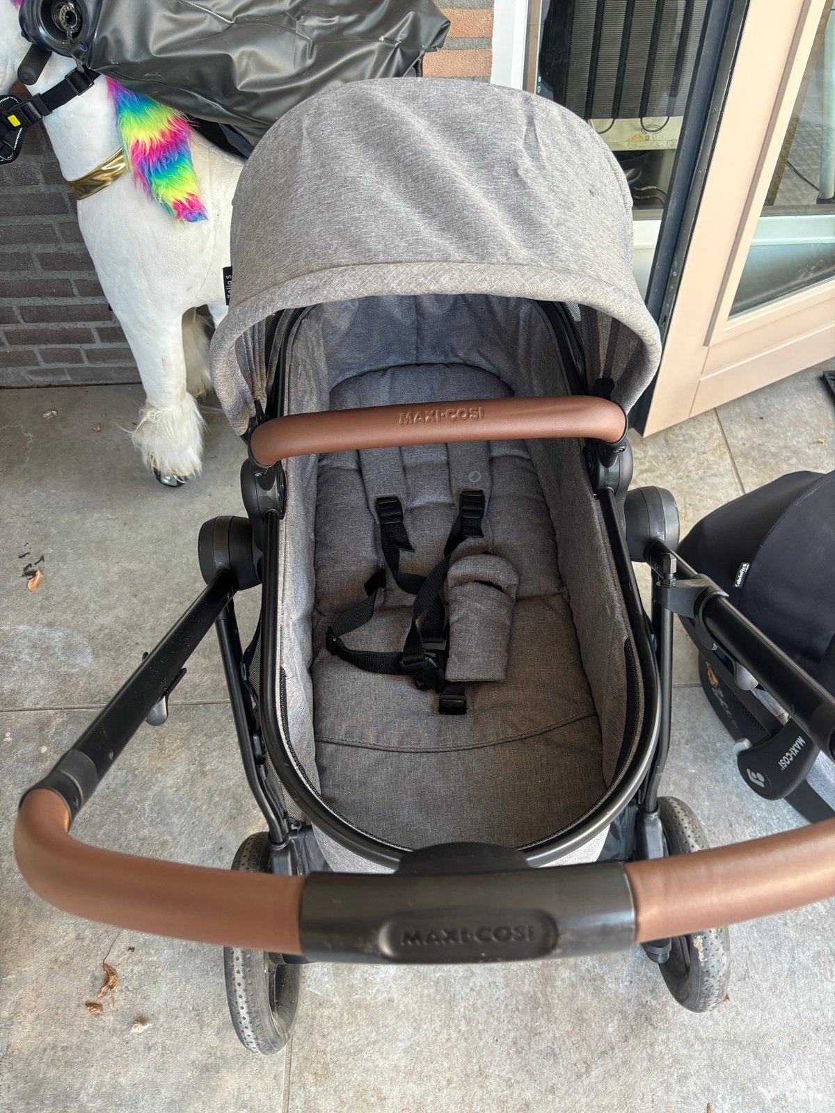 Maxi-Cosi 3-in-1 Kinderwagen met autostoel en reiswieg, Ophalen, Gebruikt, Combiwagen, Met autostoeltje