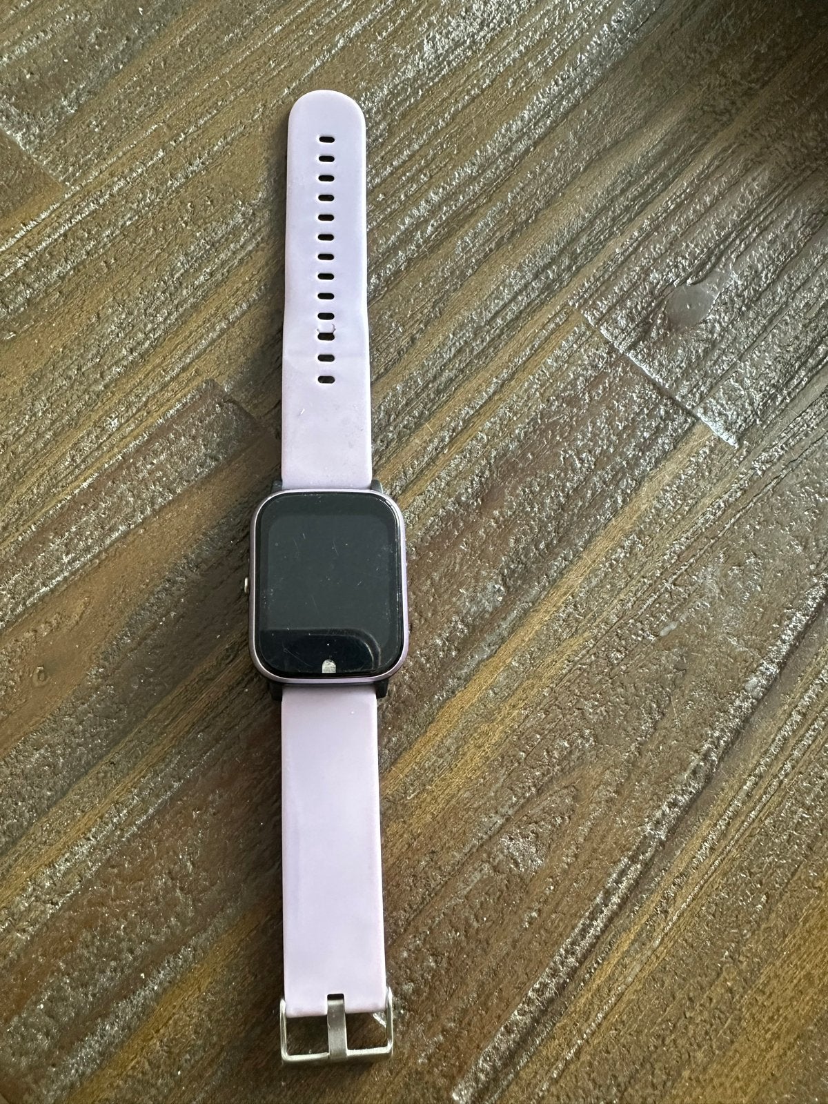 Smartwatch met lila bandje, Ophalen of Verzenden, Zo goed als nieuw, Paars