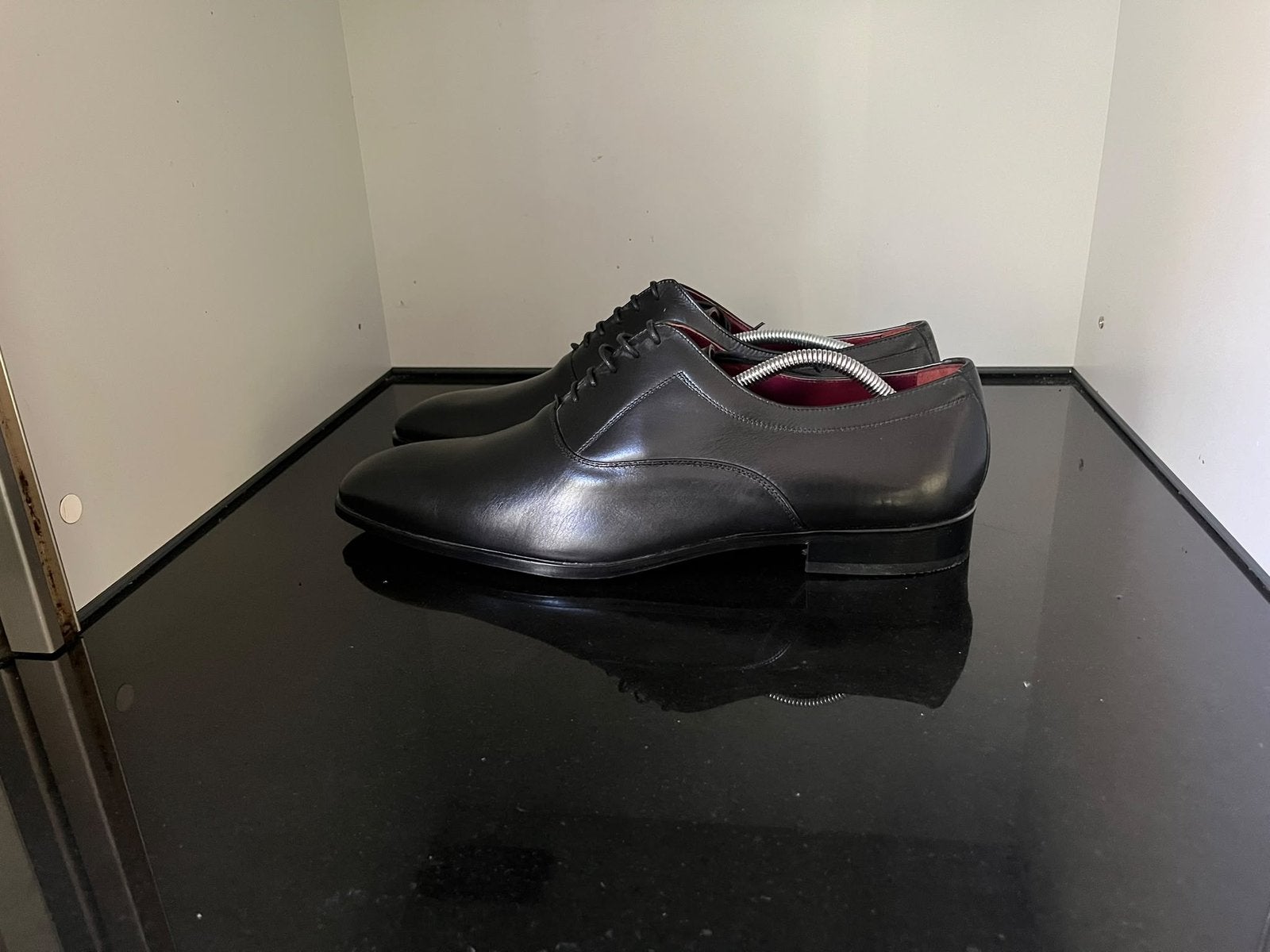 Zakenschoenen Stravers maat 49, Kleding | Heren, Ophalen of Verzenden, Zo goed als nieuw, Zwart