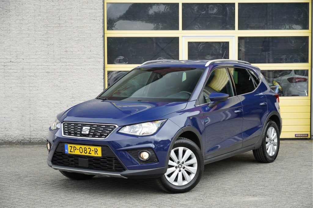 SEAT Arona 1.0 TSI Automaat! Xcellence Business Intense BJ20, Auto's, Seat, Stof, Blauw, 116 pk, 49 €/maand