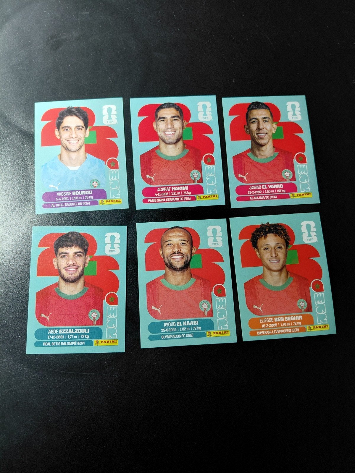 Marokko (panini wk 2026 stickers) hakimi, Verzamelen, Ophalen of Verzenden, Nieuw, Buitenlandse clubs, Poster, Plaatje of Sticker