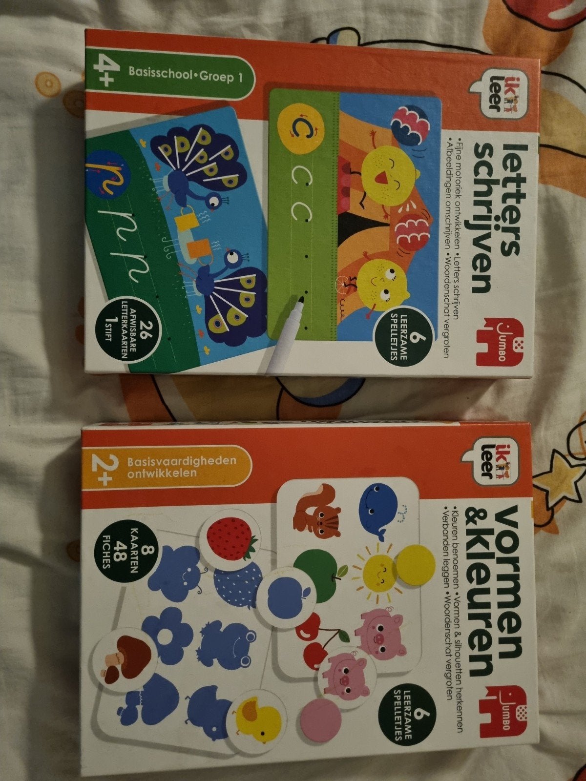 Jumbo Ik leer: Letters schrijven & Vormen & kleuren, Ophalen, Zo goed als nieuw, Taal en Lezen