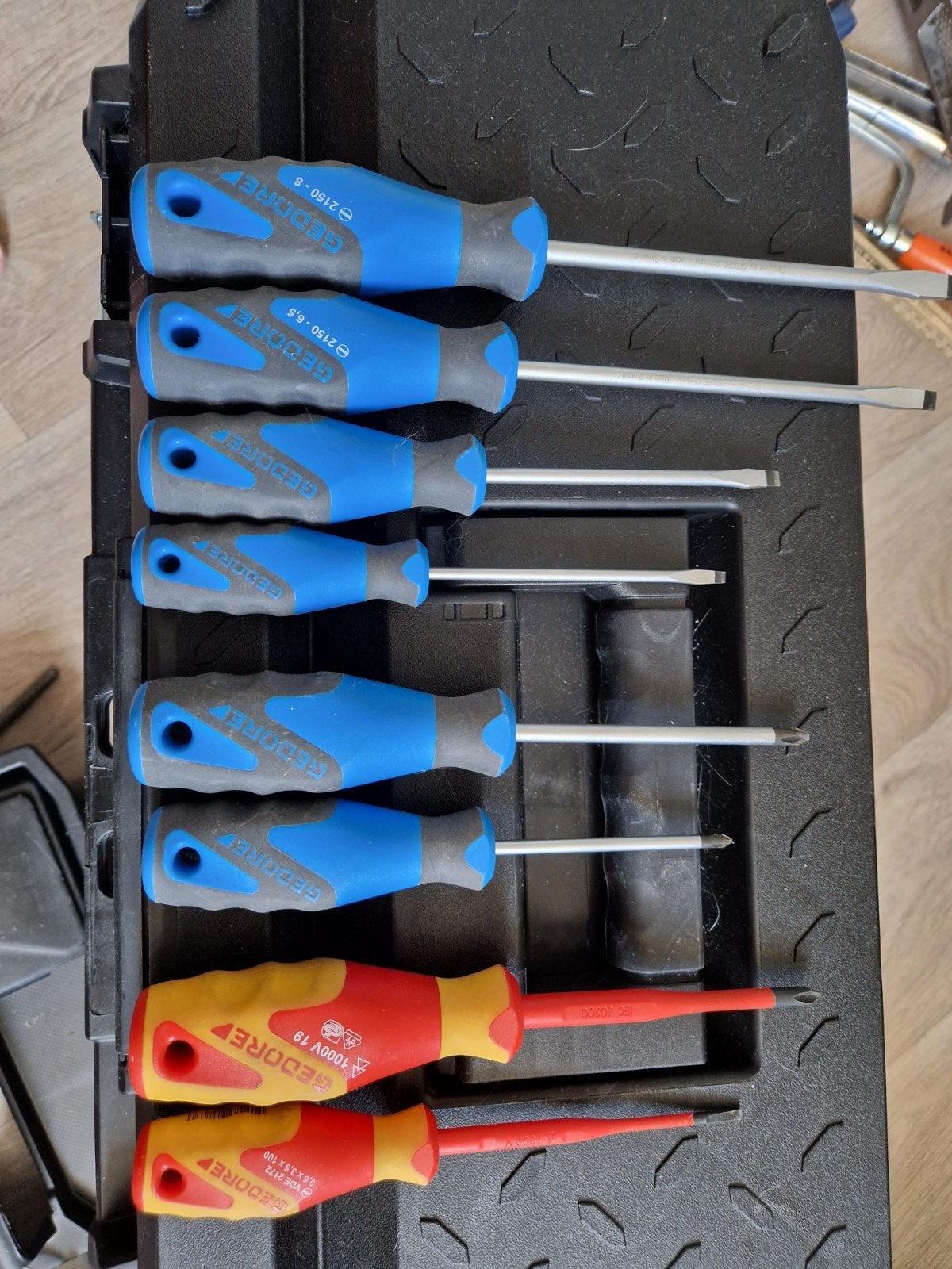Gedore Schroevendraaierset - Professionele Kwaliteit, Doe-het-zelf en Verbouw, Gereedschap | Handgereedschap, Ophalen of Verzenden