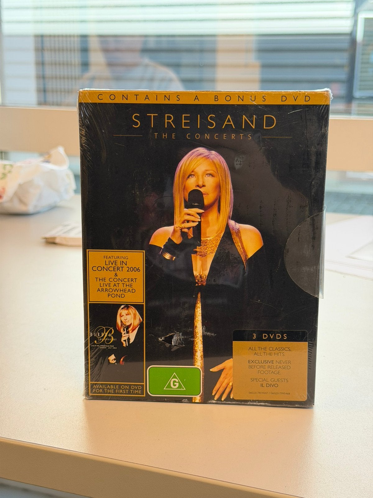 Barbra Streisand The Concerts 3 DVD Box Nieuw Sealed, Alle leeftijden, Ophalen of Verzenden, Nieuw in verpakking
