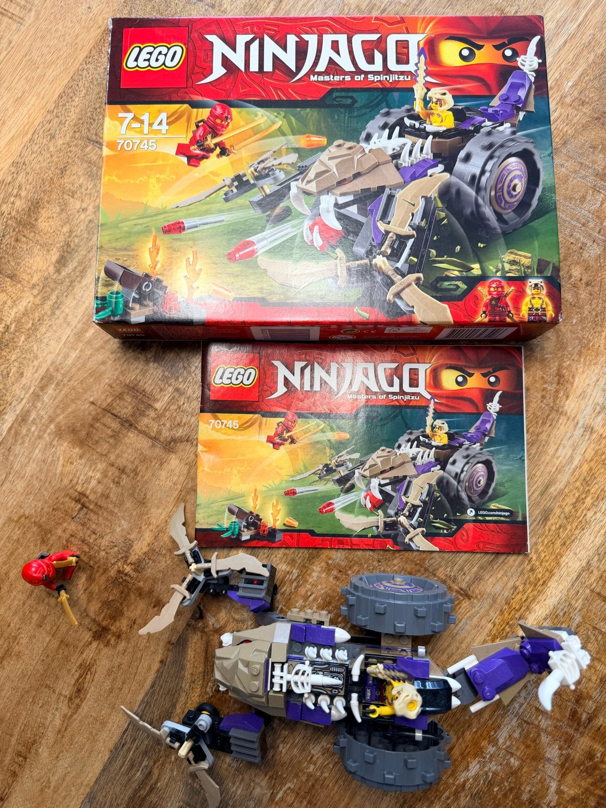 LEGO Ninjago 70745 Anacondrai Crusher met doos en instructie, Kinderen en Baby's, Speelgoed | Duplo en Lego, Ophalen, Lego, Zo goed als nieuw