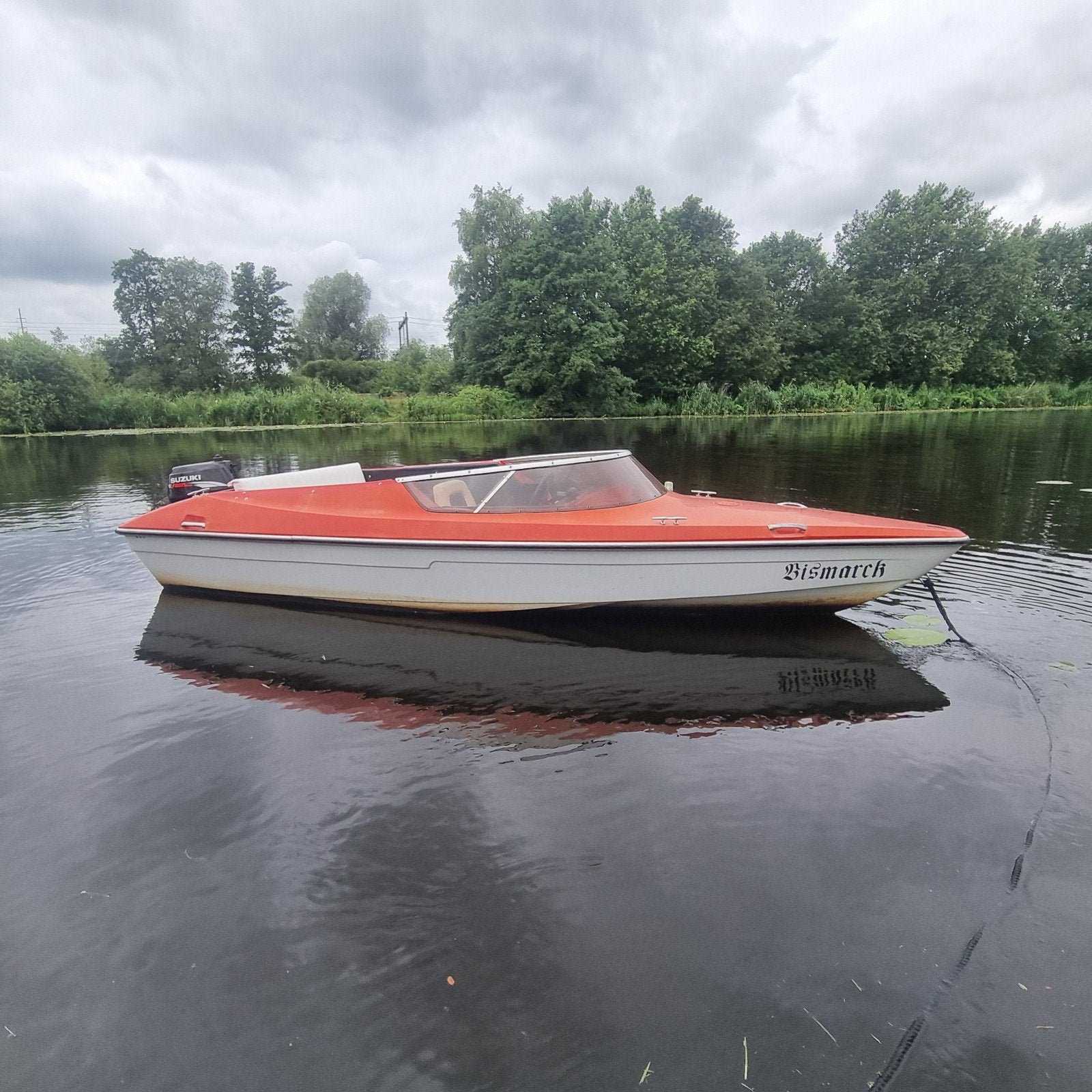 Speedbootje met 6pk en trailer, Ophalen, Overige merken, Gebruikt, 4 m