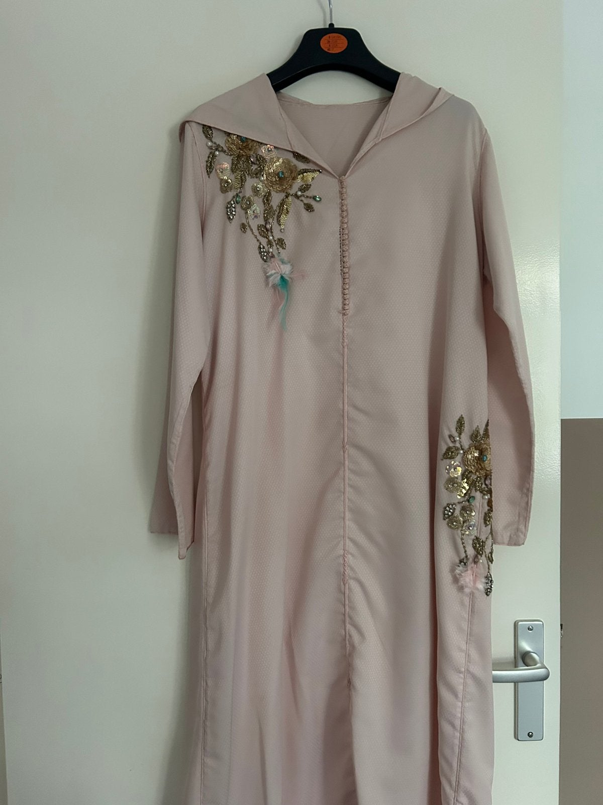 Leuke roze marokkaanse jalaba te koop, Overige typen, Roze, Gedragen, Ophalen
