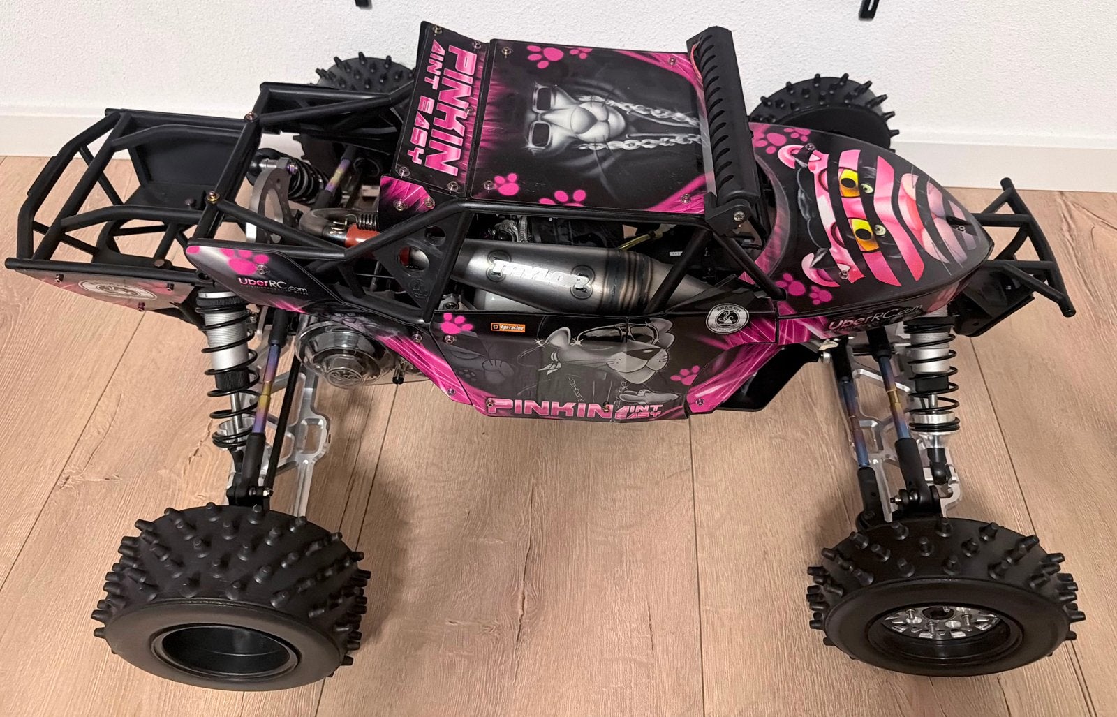 Kraken Vesla Taylor RC Reed V2 Custom Pinkpanther RC Auto, Ophalen, Benzine, Gebruikt, Auto offroad