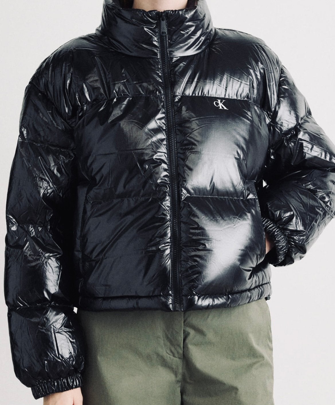 Calvin Klein jeans puffer Jas maat S, Ophalen of Verzenden, Zo goed als nieuw, Maat 46 (S) of kleiner, Zwart