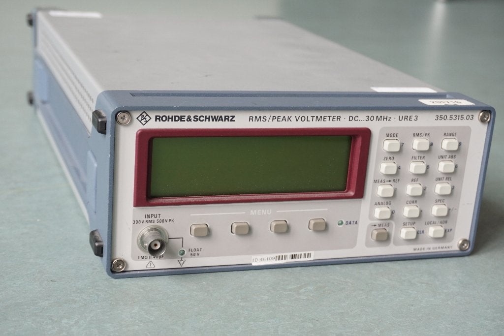 Rohde & Schwarz URE3 professionele RMS en piekspanningsmeter, Verzenden, Gebruikt, Overige meters