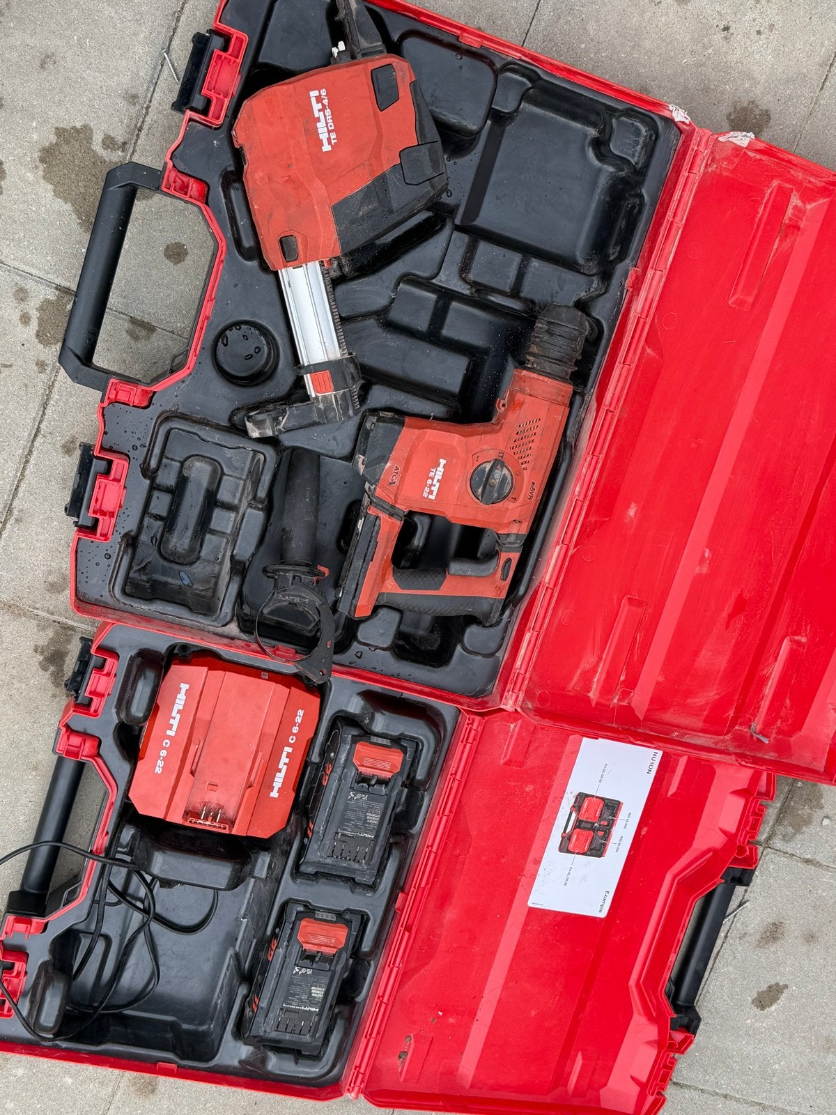 Hilti TE 6-A22 Boorhamer met DRS-6/6 Stofafzuiging, Boor- en/of Breekhamer, Ophalen of Verzenden, Klopboormechanisme, Gebruikt
