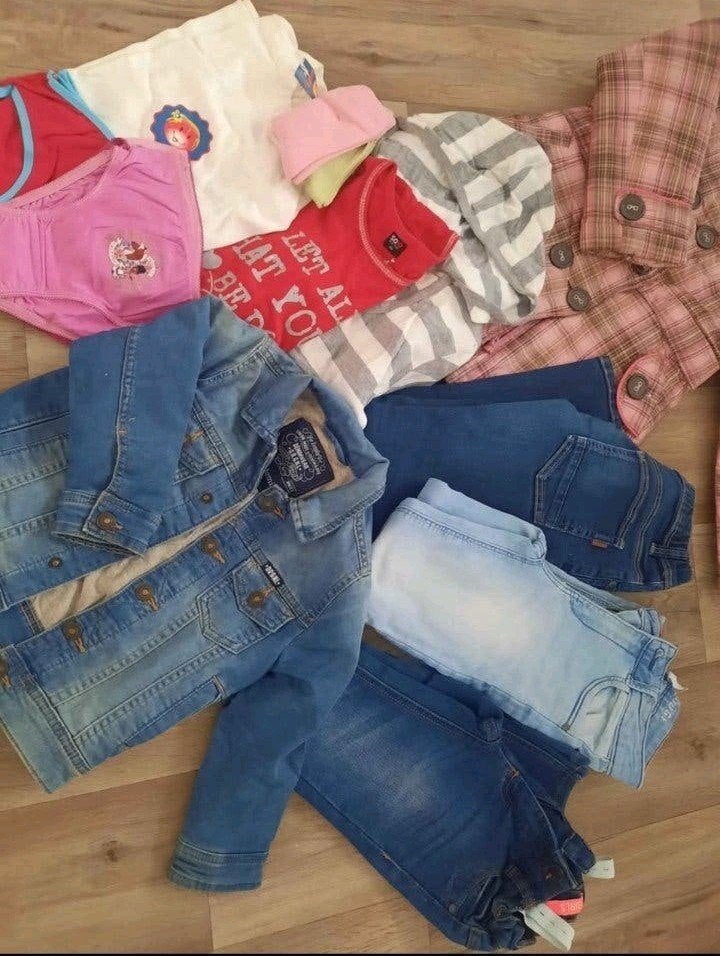 kleding pakket meisjes maat 104/110-116, Ophalen of Verzenden, Zo goed als nieuw, Maat 68