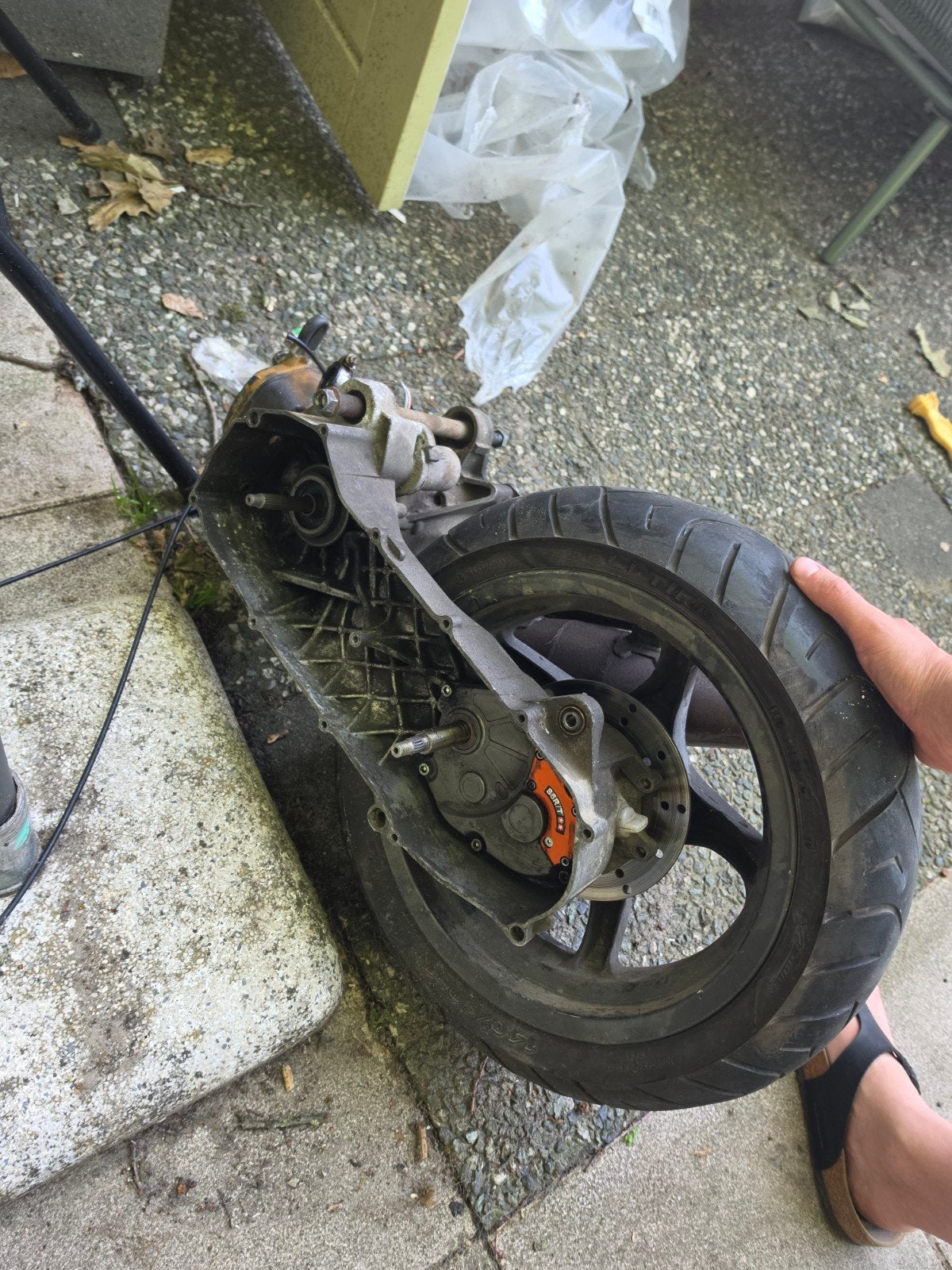 minarelli 70cc top performance  black met stage 6 vertanding, Ophalen, Gebruikt, Blok, Aprilia