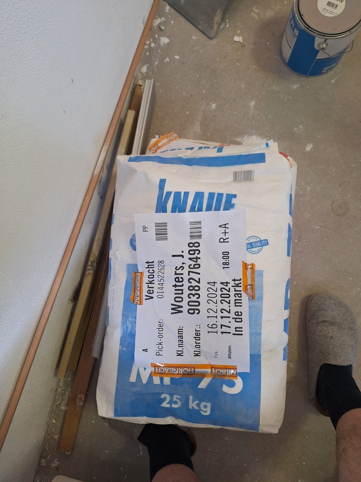 Knauf MP 75 pleistergips 25 kg - Nieuw, Ophalen, Nieuw