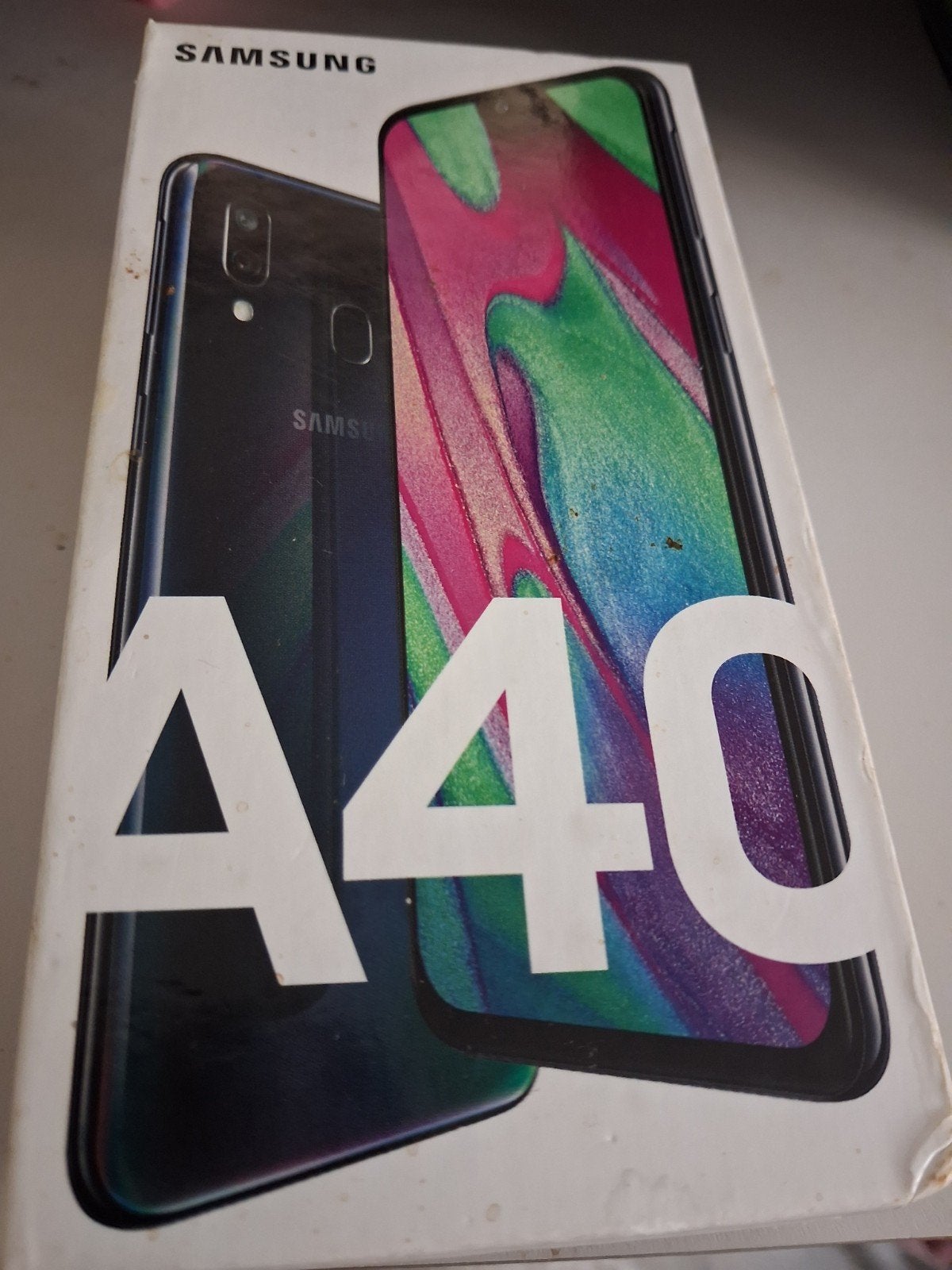 Samsung A40 64GB met doos, hoesje en screenprotector, 64 GB, Ophalen of Verzenden, Zwart, Galaxy A