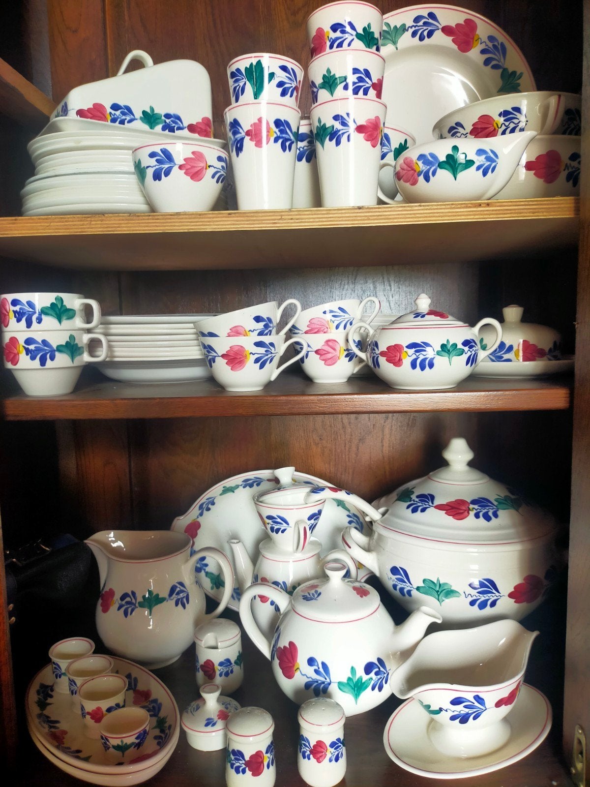 Oud Boerenbond servies  maar ook wat nieuw, Antiek en Kunst, Ophalen