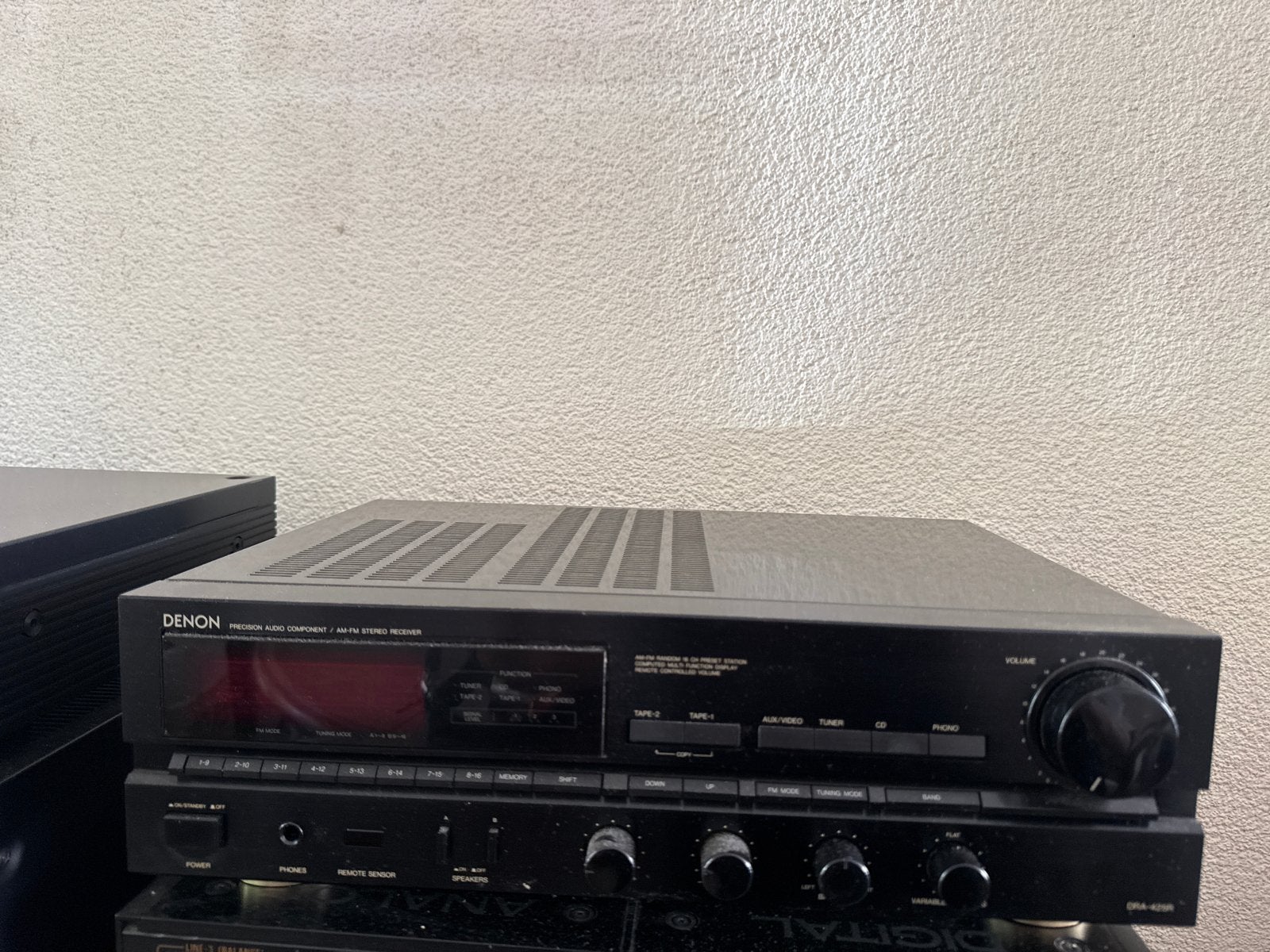 Denon DRA-425R Stereo Receiver - Vintage Audio, Ophalen, Gebruikt, Denon, 120 watt of meer