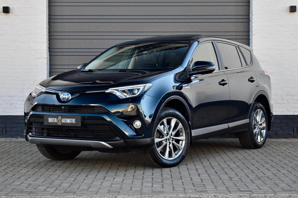 Toyota RAV4 2.5 Hybrid Style | Schuifdak | 360cam | Trekhaak, Auto's, Toyota, Gebruikt, Zwart, Leder, Bedrijf