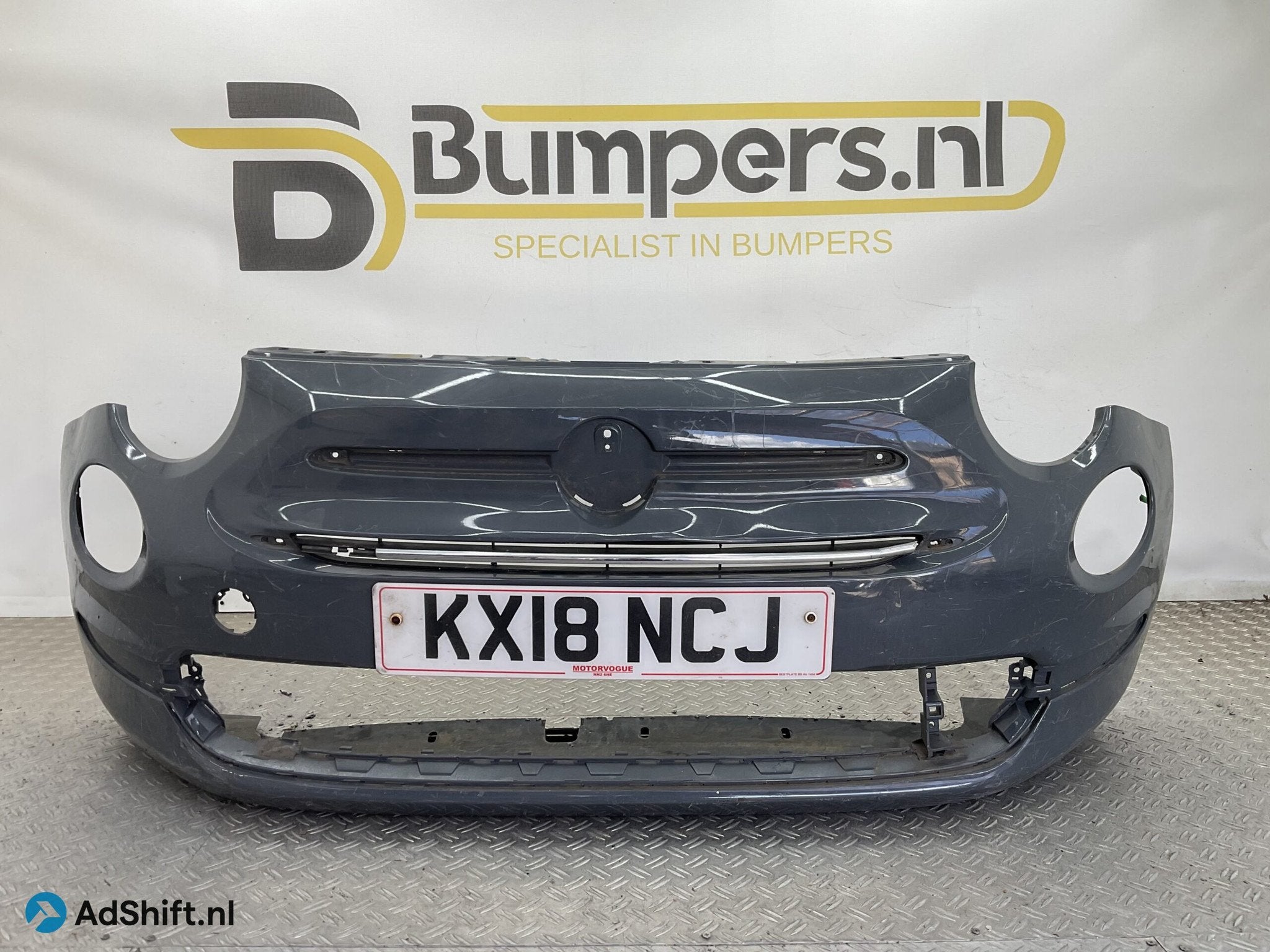 Bumper Fiat 500 Lounge Facelift 16-23 735619491 Voorbumper B, Bumper