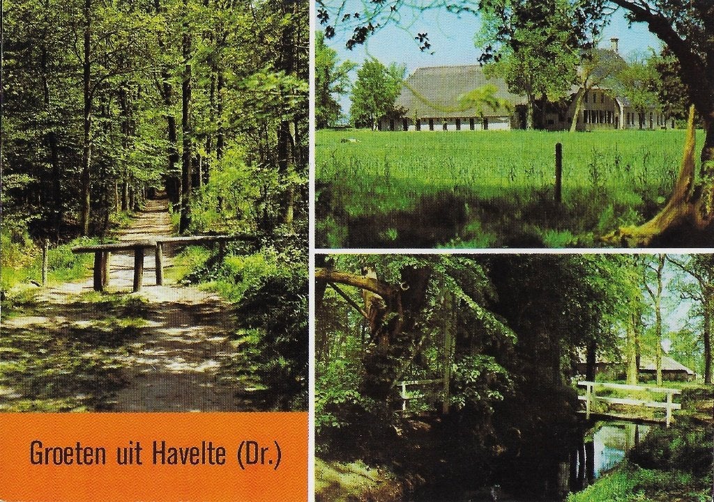 h867 ongelopen ansichtkaart groeten uit havelte, Ophalen of Verzenden, 1980 tot heden, Ongelopen