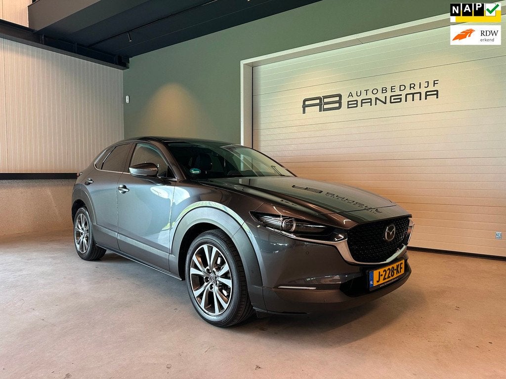 Mazda CX-30 2.0 e-SkyActiv-X M HYBRID AUTOMAAT LUXURY|NAVIGA, Auto's, Mazda, 1998 cc, Gebruikt, 4 cilinders, Met garantie (alle)