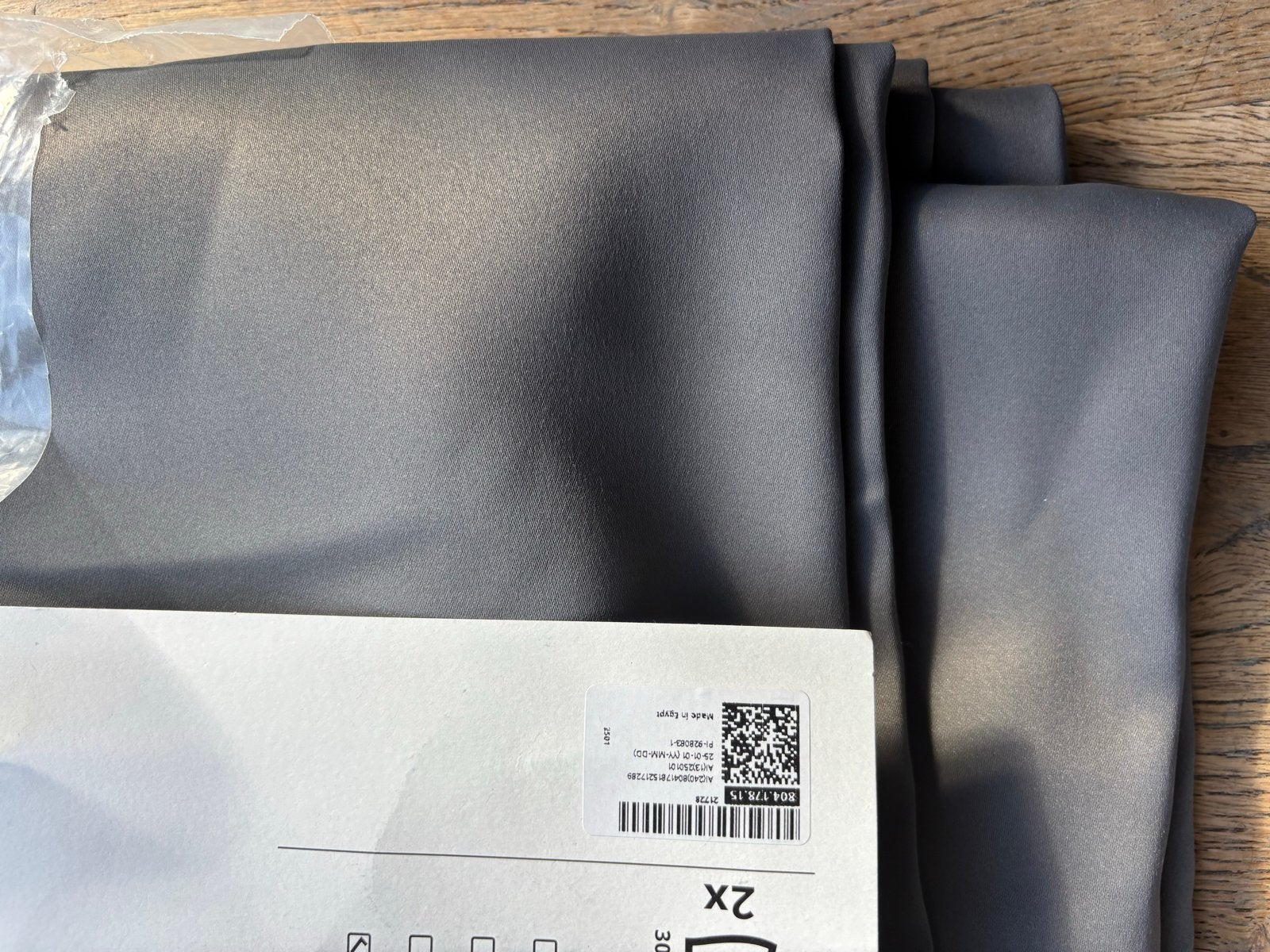 IKEA MAJGULL Verduisterende Gordijnen - Grijs (2x), Verduisterend, Nieuw, Ophalen of Verzenden, Gordijn