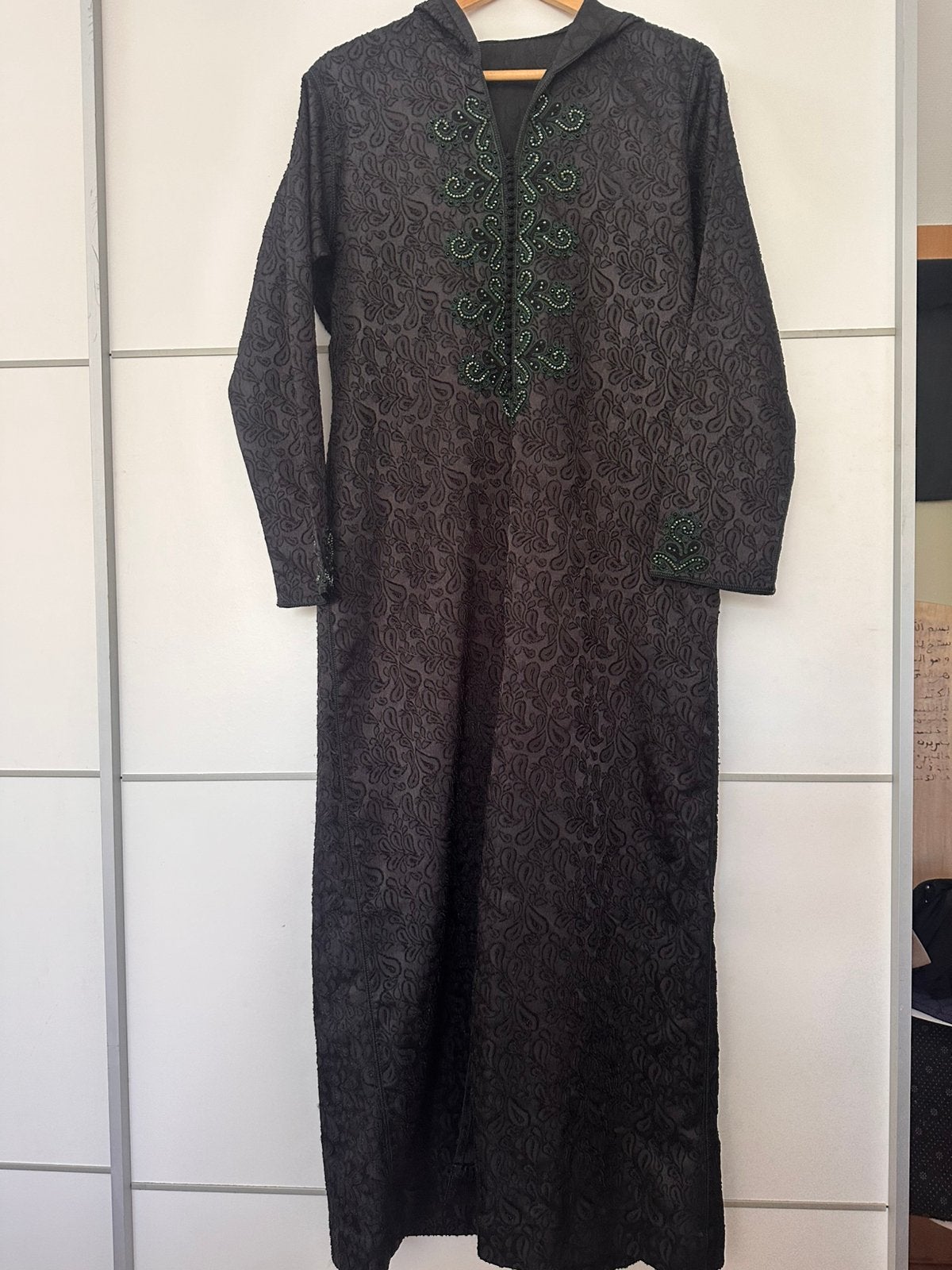 Marokkaanse jurk, Ophalen of Verzenden, Zo goed als nieuw, Groen, Onder de knie