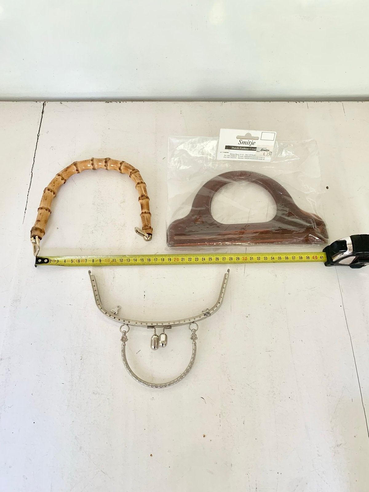 3handvaten voor tasjes - Bamboe, plastic , Metaal, Ophalen of Verzenden, Nieuw, Overige typen