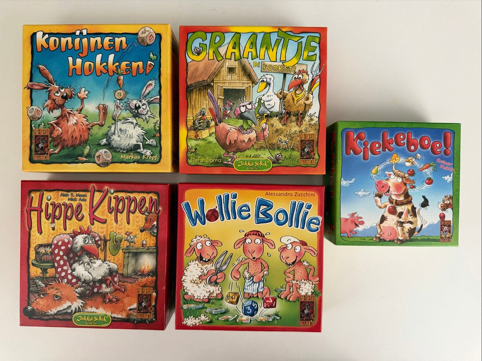 5 leuke spellen - Als nieuw, Een of twee spelers, Ophalen of Verzenden, Zo goed als nieuw