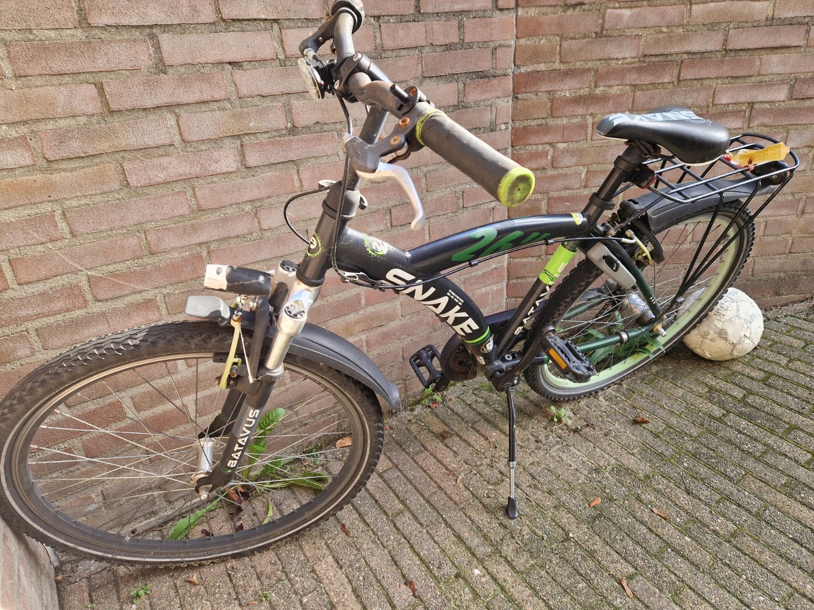 snake Batavus jongens fiets 26 inch, 26 inch of meer, Terugtraprem, Gebruikt, Snake