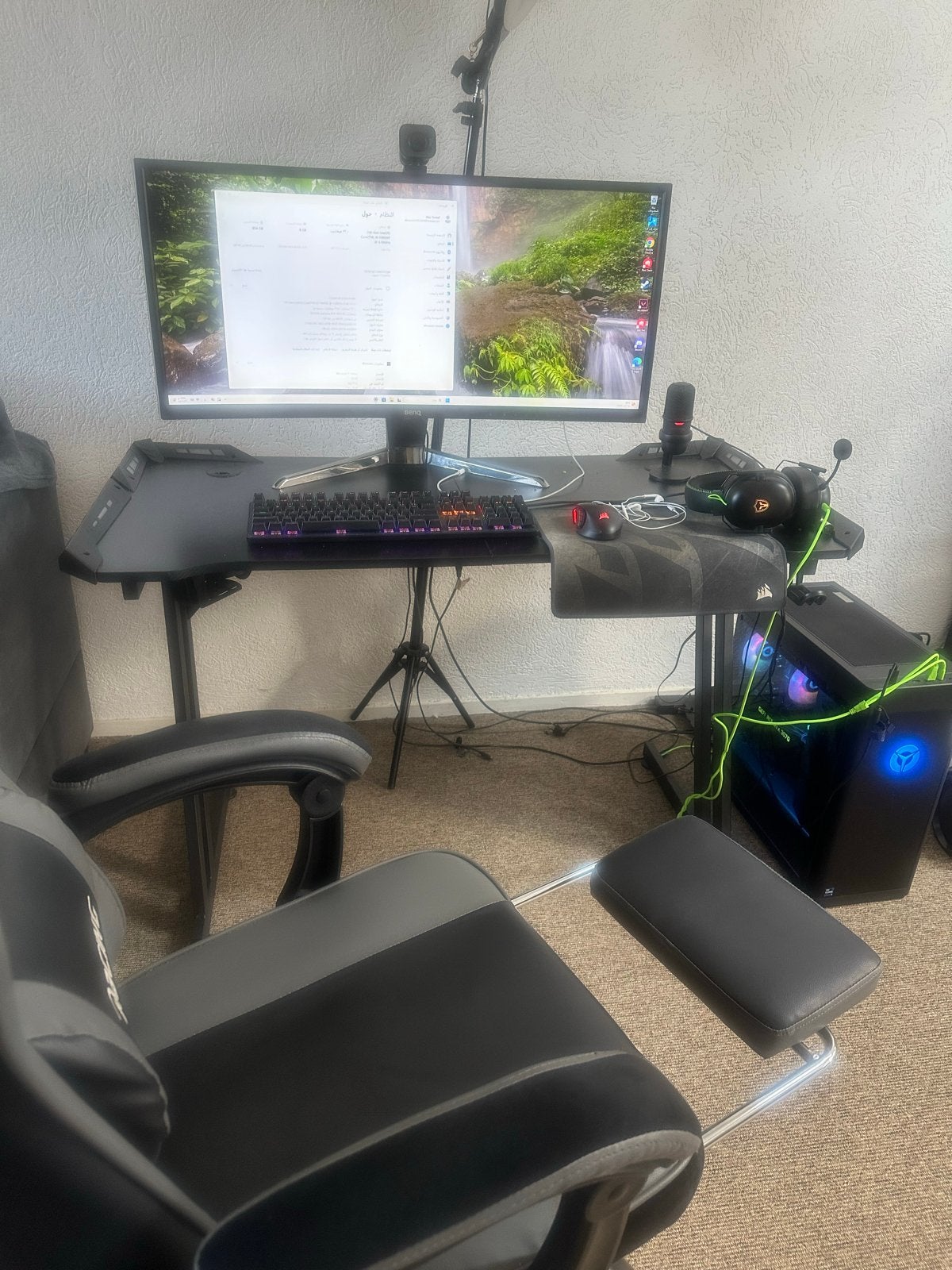 Complete Gaming Setup: Lenovo Legion T7 i9, RTX 3070, Scherm