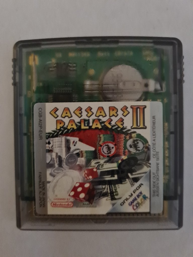 CAESARS PALACE II, Spelcomputers en Games, Games | Nintendo Game Boy, Gebruikt, 1 speler, Racen en Vliegen, Ophalen of Verzenden