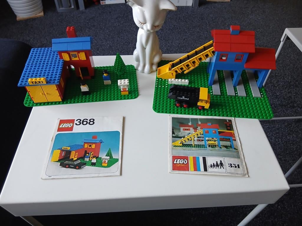 Lego nrs.368,351    jaren 70, Gebruikt, Lego, Ophalen of Verzenden, Compleet