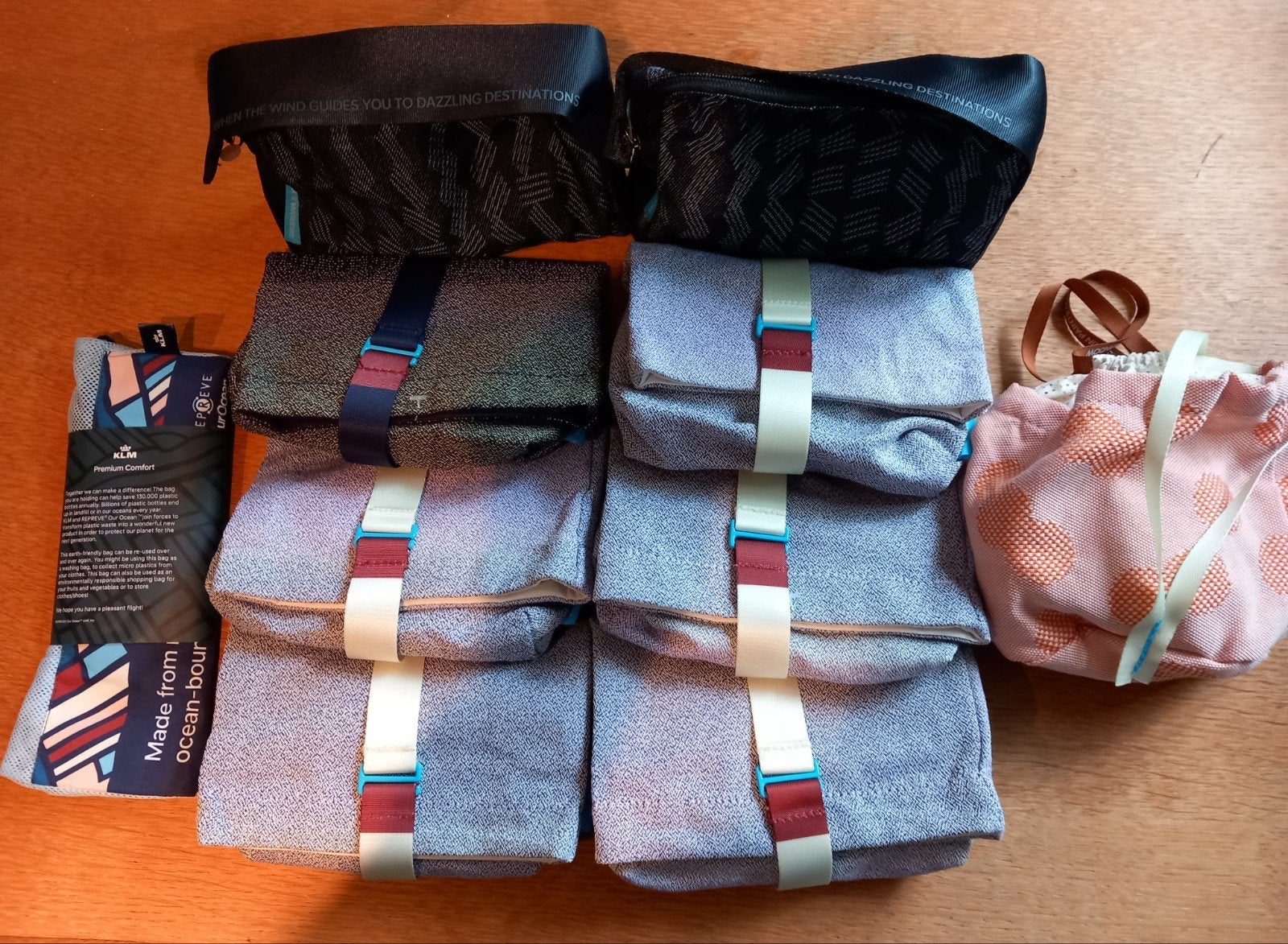 KLM Business Class tasjes (incl. 2 nieuwe), Ophalen of Verzenden, Nieuw, Overige typen