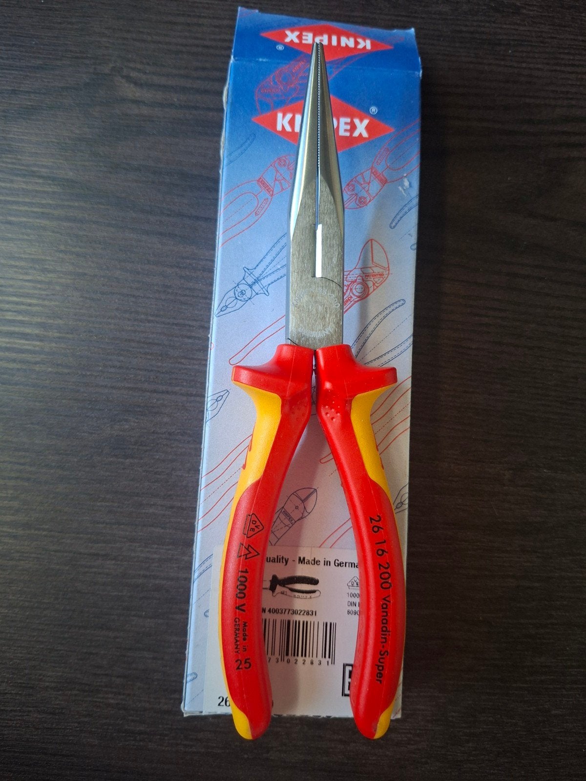 NIEUW KNIPEX VDE 1000V LANGE PUNTTANG, Ophalen of Verzenden, Nieuw, Tang, Knipex